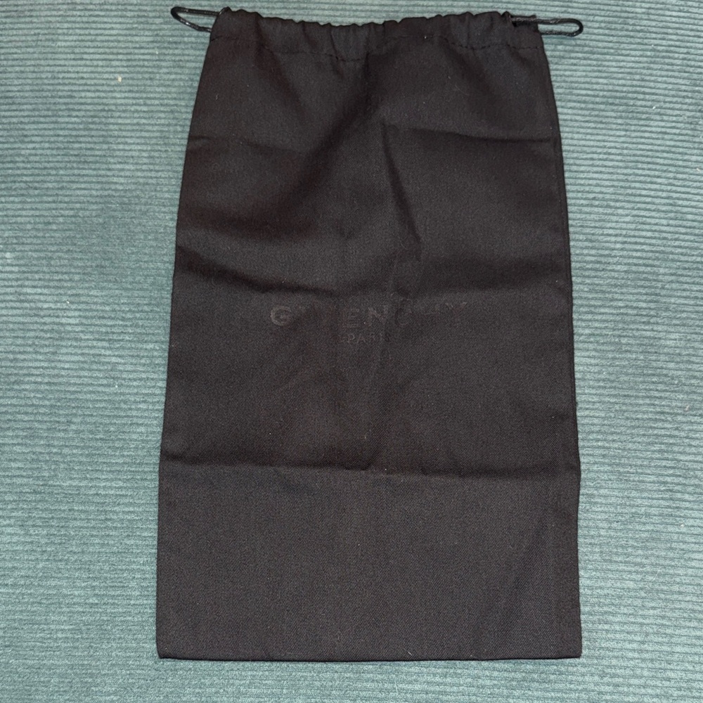 Givenchy Black dust bag new draw string closure authentic